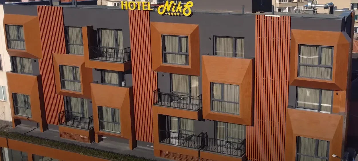 Фасада на Hotel NIKS, Севлиево